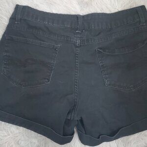 Faded Glory Black Sz 6 Shorts